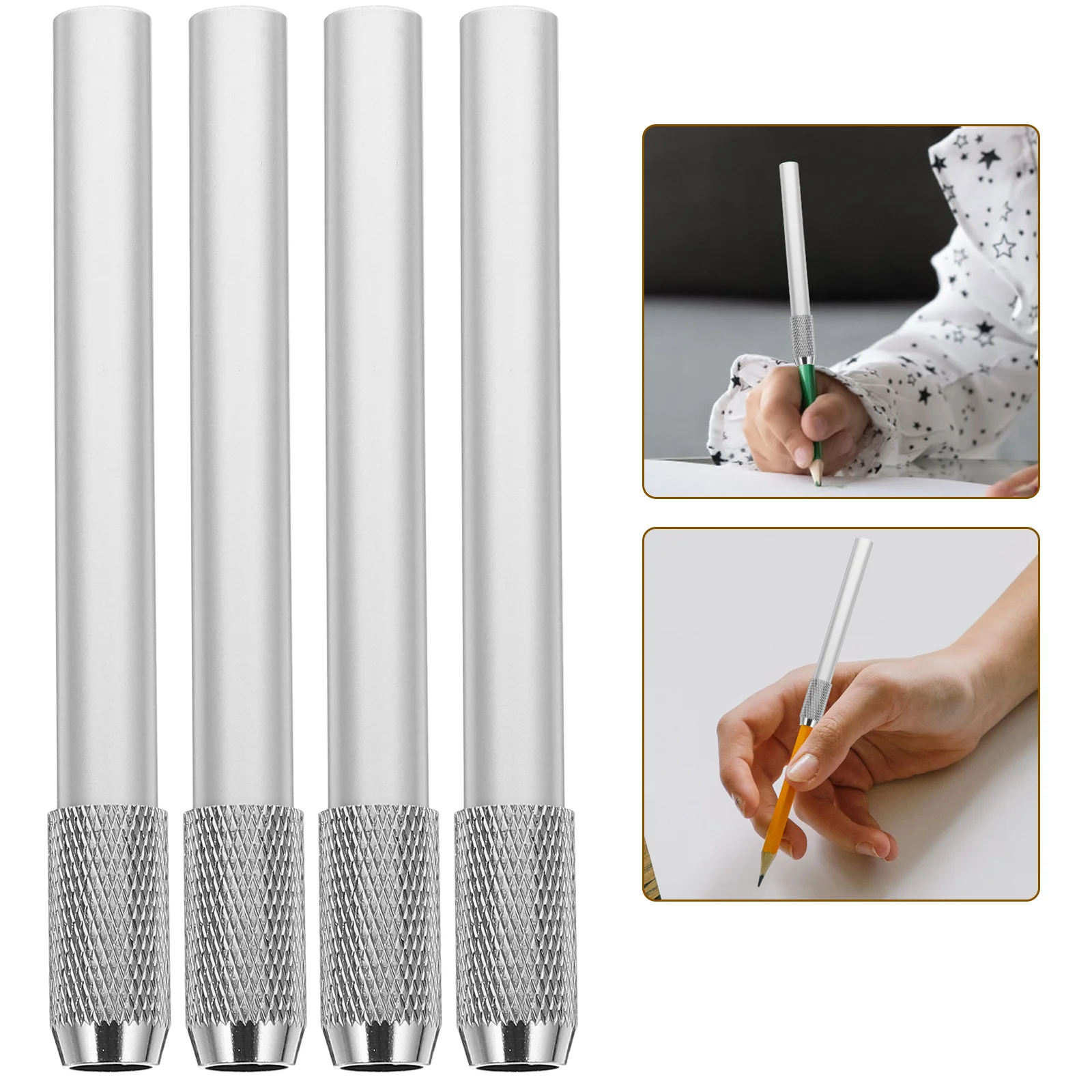 

6 Pcs Double Head Extender Dab Pens Wax Artist Holder Metal School Supplies