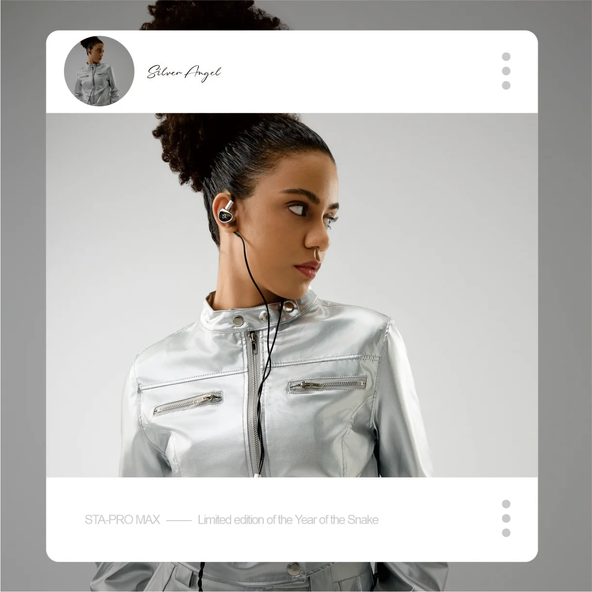 Фото Наушники-вкладыши TFZ EarAcoustic Audio STA-Pro MAX HiFi для прослушивания музыки с глубокими басами, 10-мм ультрабериллиевая диафрагма, 6-мм полимерная диафрагма №5