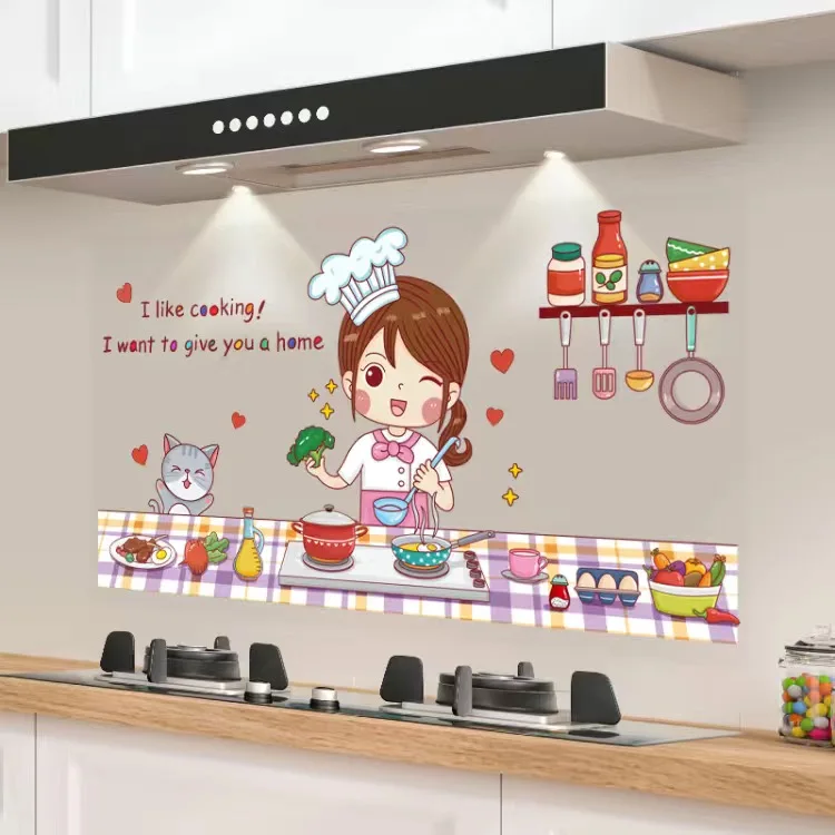 W69 * Кухонные высокотемпературные и маслостойкие дымостойкие наклейки