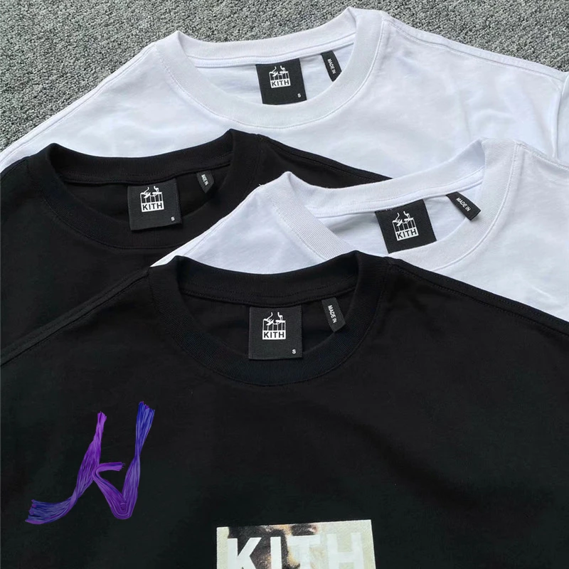 2022ss футболка с логотипом KITH Box лучшее качество мужские и женские футболки Top