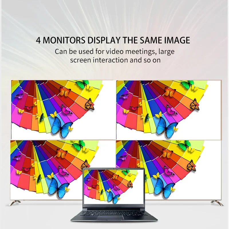 Разветвитель 4K HDMI 1x4 видеоразветвитель 1 вход 4 выхода сигнала для ПК HDTV