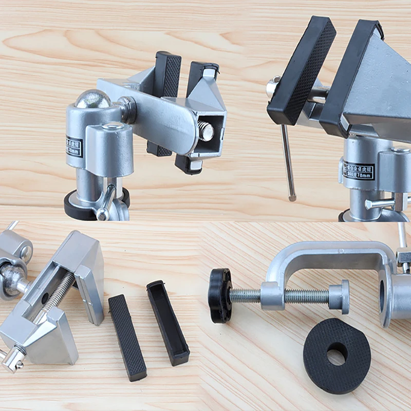 1 шт. 360 ° Настольные поворотные тиски аксессуары для деревообрабатывающей
