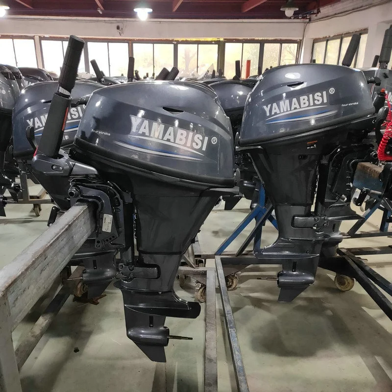 Посмотрите сюда! Маленький лодочный двигатель YAMABISI подвесной мотор 20 л.с. 4 такта