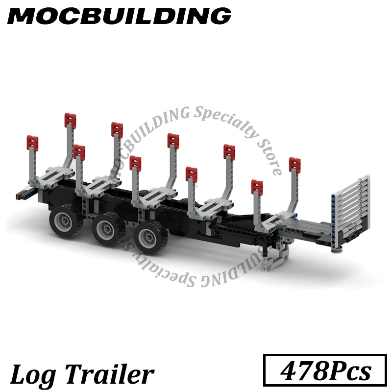 

Конструктор автомобильный с прицепом, совместим с грузовиком 42078