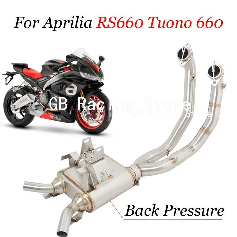 

Slip On For Aprilia RS660 RS 660 Tuono 660 Full System Motorcycle Exhaust Muffler Exhaust back pressure Pipe Moto Exhaust Syste