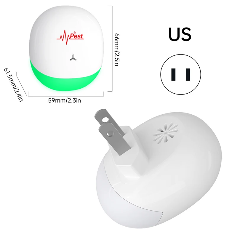 

Бесшумный ультразвуковой репеллент от насекомых и мышей