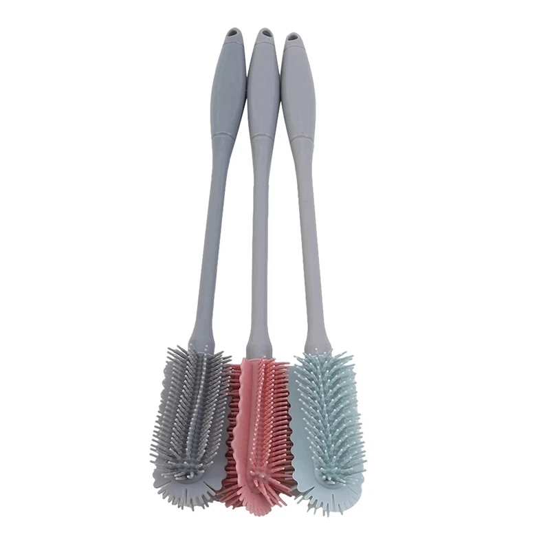 

Silicone Cleaning Brush, Cup Brush, Long Handle Glass Bottle, Wine Glass Cleaning Bottle Brush