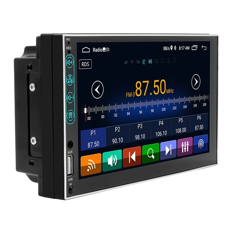 Автомагнитола для Android 10 1 + 16 ГБ 2 Din мультимедийный проигрыватель с Bluetooth Wi-Fi MP5