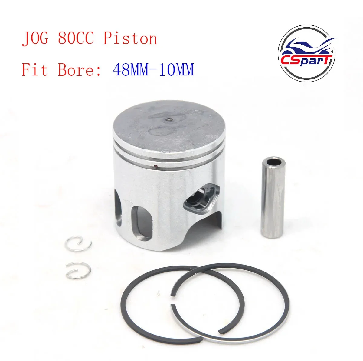 

JOG 40 мм 47 мм 48 мм 10 мм 12 мм комплект поршней для Yamaha 50CC 70CC 80CC Minarelli EVO 5BM 5SU 1E40QMB Keeway Roketa Scooter ATV Buggy