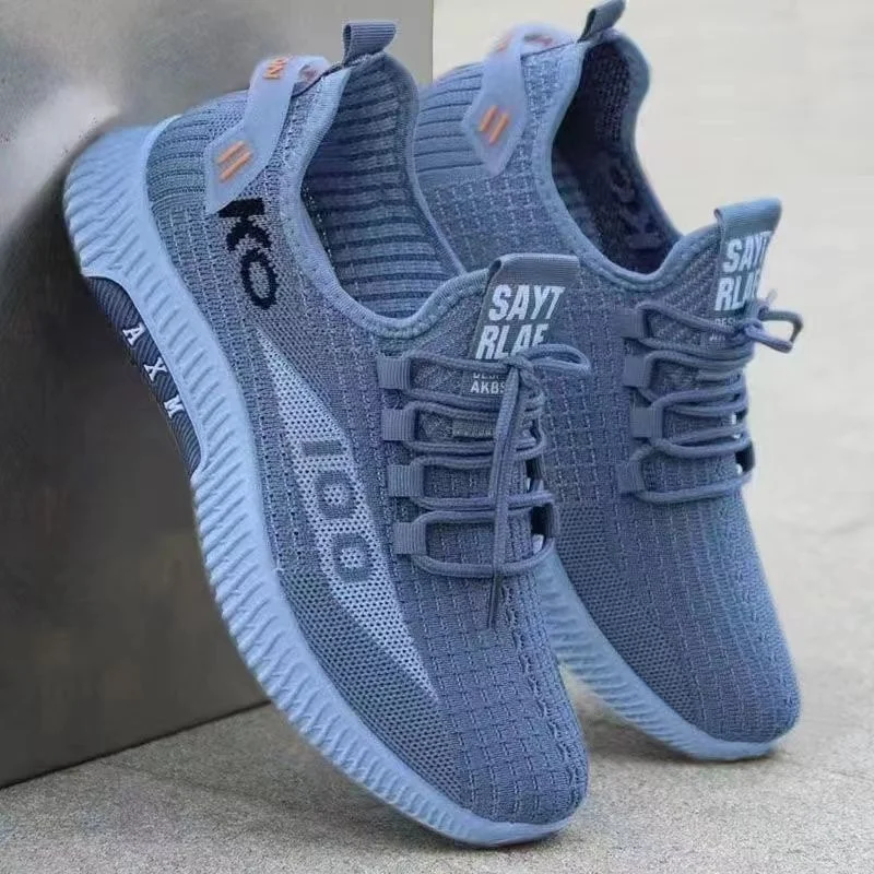 

Men Casual Shoes 2023 Spring Sports Leisure Fashion Height Increasing Couple Shoes Outdoor Mesh Shoes For Men Lace-Up Sneakers