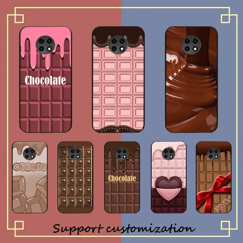 

Chocolate Phone Case for Redmi Note 8 7 9 4 6 pro max T X 5A 3 10 lite pro