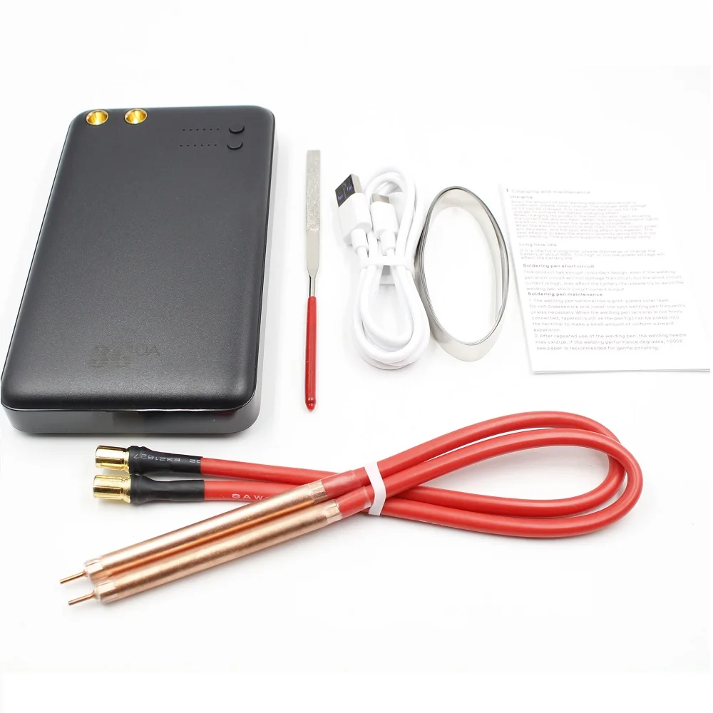 Portable Handheld Spot Welding Machine with 18650 Lithium Battery Nickel Sheet DIY  5000mAh Power Bank Rechargeable Spot Welder