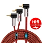 Hi-Fi RCA на 2 RCA Штекерный аудиокабель для усилителя динамика DVD ТВ сабвуфера домашняя стереосистема экранированные шнуры OFC 1 м 2 м 3 м 5 м 8 м