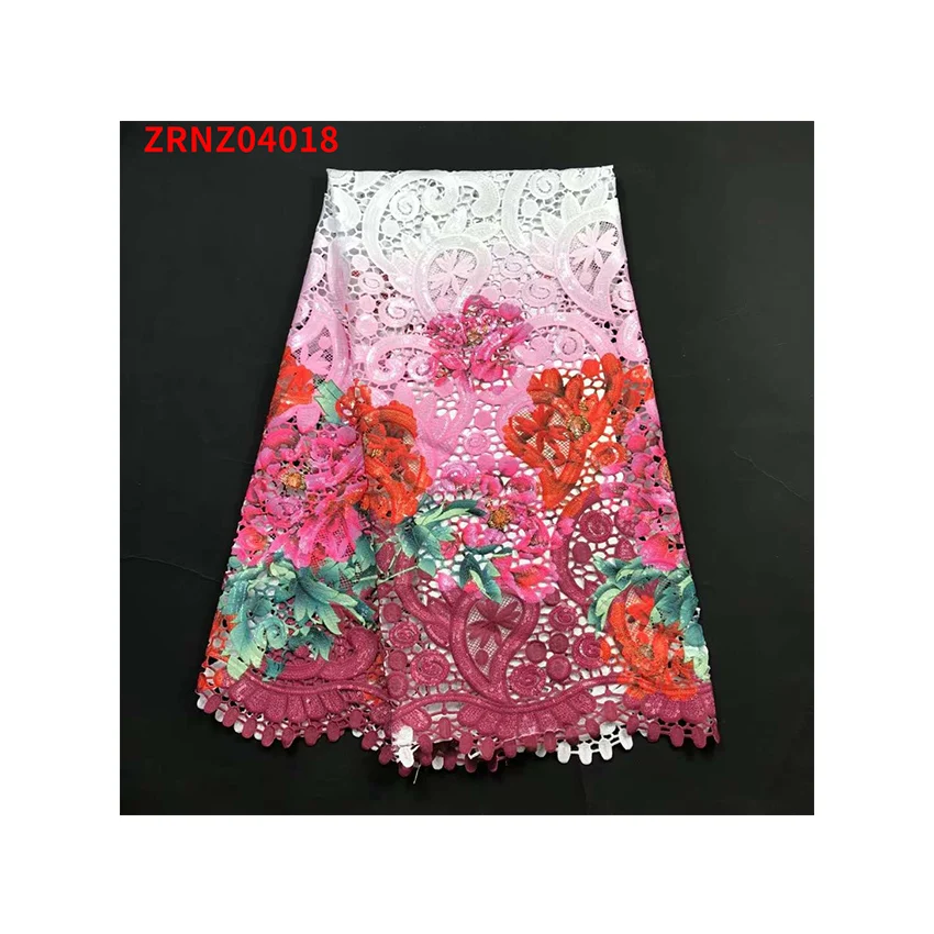 

Красивая африканская французская печать, дышащая свадебная ткань, стиль стрекозы, нигерийский тюль, ткань ZRNZ04018