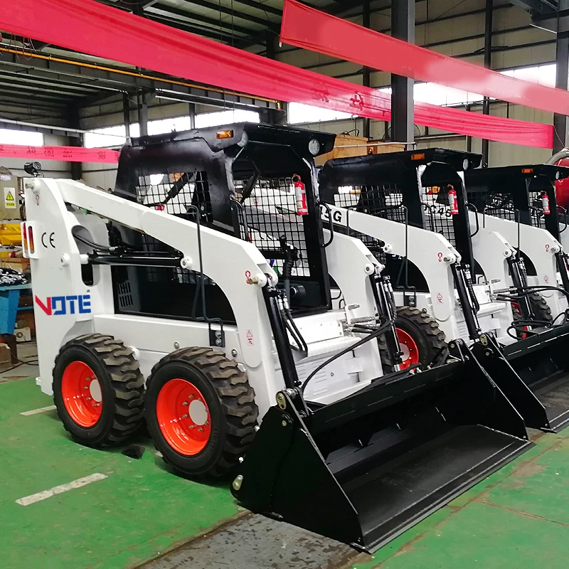 

Construction Equipment Factory Electric Skid Steer Backhoe Loaders Machine Mini Skid Steer Wheel Loader with Good Price