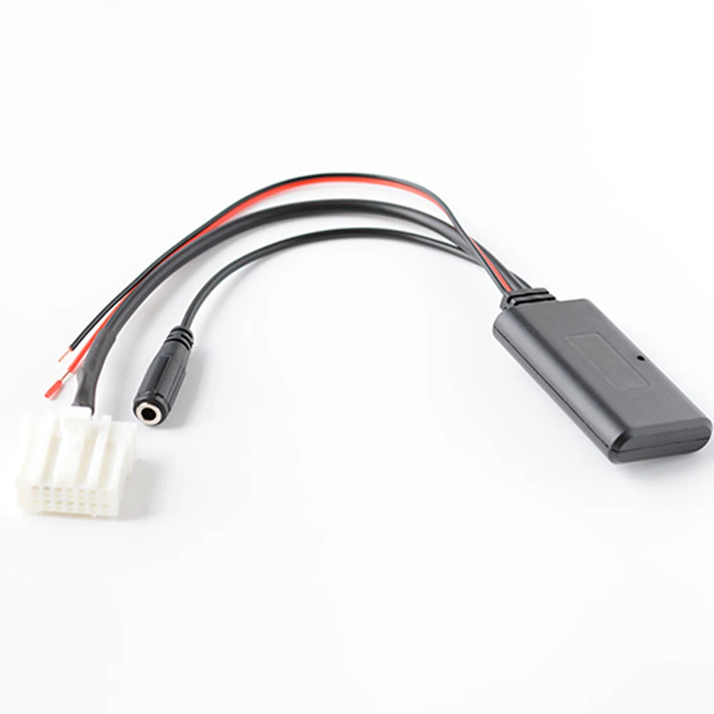 Автомобильный bluetooth AUX адаптер беспроводной радиоприемник стерео микрофон для
