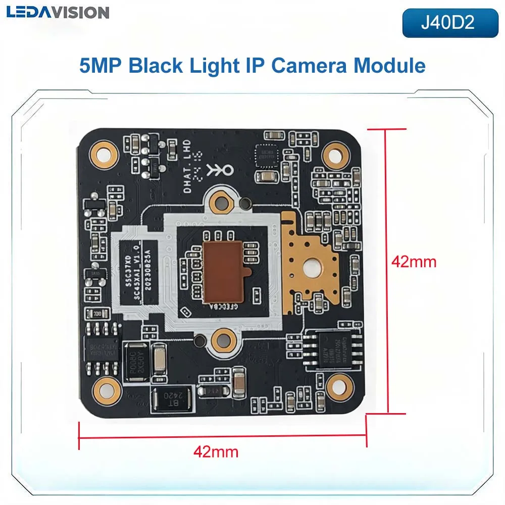 MT-J40D2 IPC 5MP 11.8 AI интеллектуальный полноцветный модуль, сетевой видеорегистратор с частотой 25 кадров в секунду для систем видеонаблюдения. (art.: 3920d92befef3) - 3920d92befef3