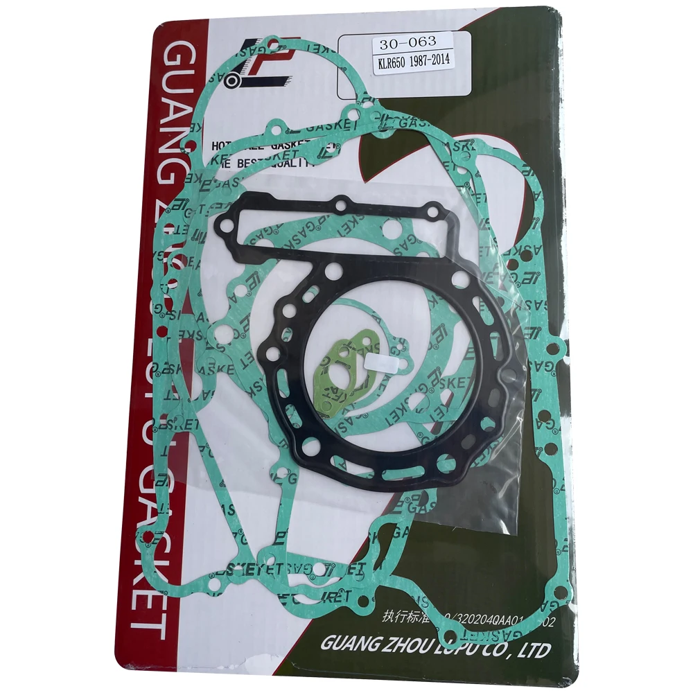 

Motorcycle Full Complete Engine Crankcase Cover Cylinder Gasket Kits Set For Kawasaki KLR650 KL650 KLR KL 650 1987-2010