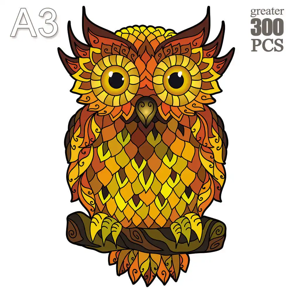 

Wooden animal Jigsaw Puzzles Adults kids Birthday Gifts A3 A4 A5 Size puzzel Children family Games Toys Wooden Puzzles