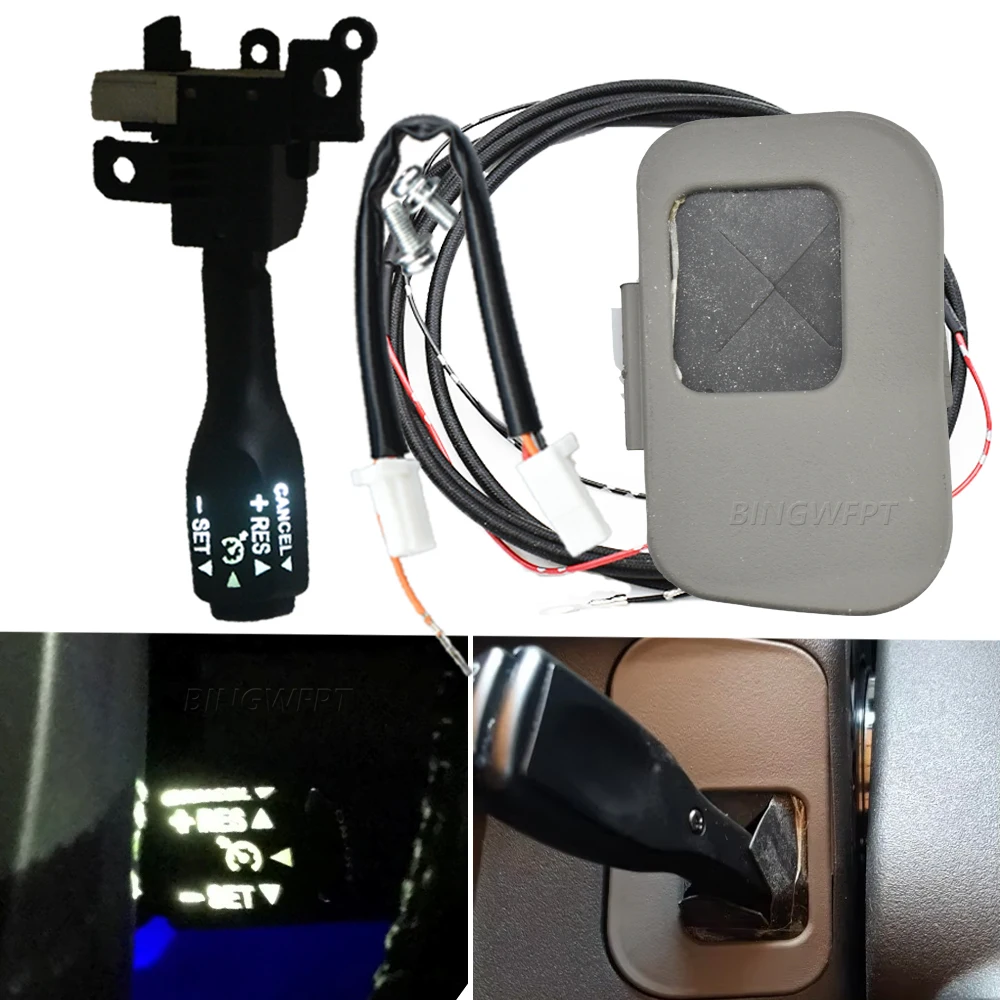 Фото 84632-34011 Переключатель круиз-контроля для Toyota Corolla 2006-2009 с накладкой на руль 45186-12010 45186-02080 45186-02110 №2