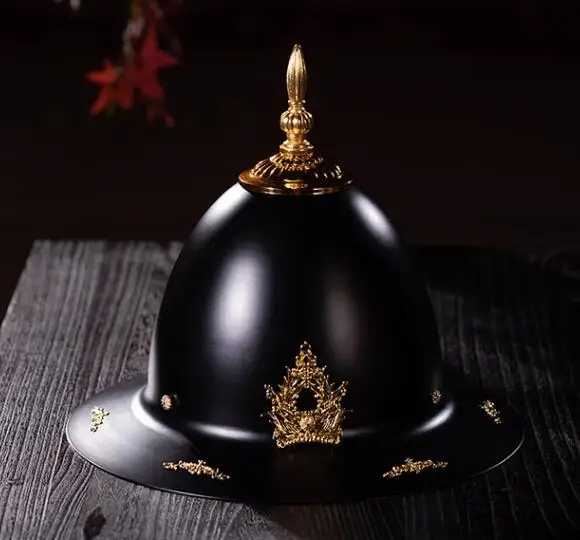 

Китайская династия Мин королевская Защитная шляпа мужской железный шлем