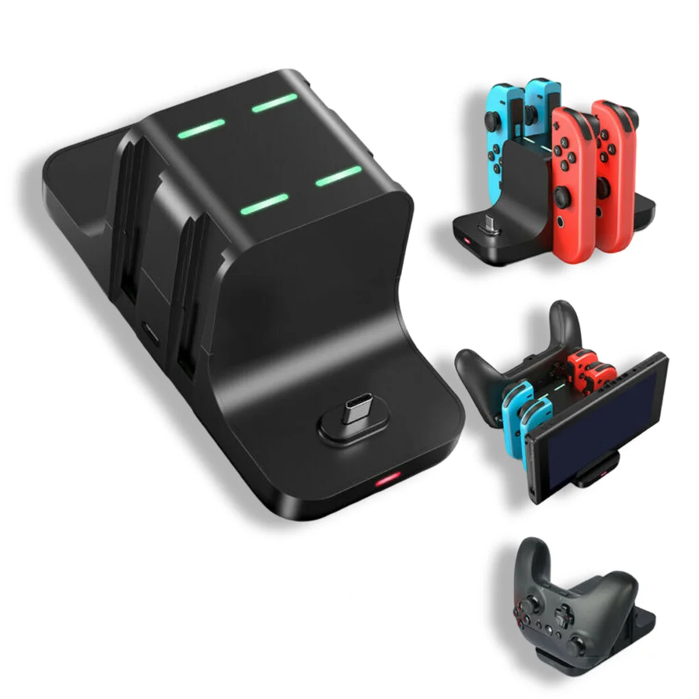 

Switch Joy Con Controller Charger Dock Stand Station Holder for Nintendo Switch NS Joy-Con Game Dock with LED Indicator Charging