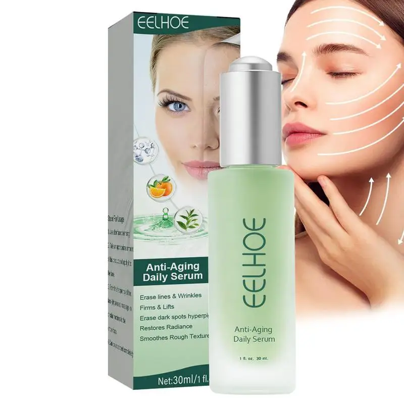 

Wrinkle Face Serum Lifting Firming Fade Fine Lines Vitamin C Serum Anti-aging Essence Tighten Pores Brighten Nourish Skin 30ml