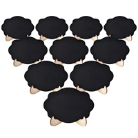 10pcs mini wooden small wedding blackboard message table number chalkboard notice board table wedding party decor write sign
