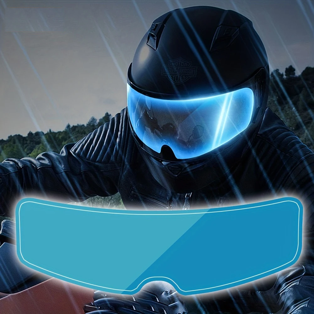 

2023 Motorcycle Film Anti-fog Film and Rain Film Durable Nano Coating Sticker Helmet Clear Patch Film Helmet wholesale Universal