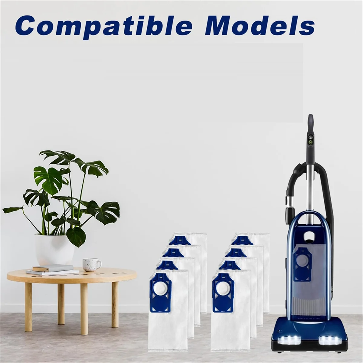 8 шт. сменные вакуумные пакеты HEPA для Riccar Brilliance R30D R30P R30PET и Simplicity Synchrony S30D S30P S30PET