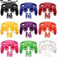 for ngc controller replacement front back shell housing cover case with abxy l r z dpad button for gamecube handle