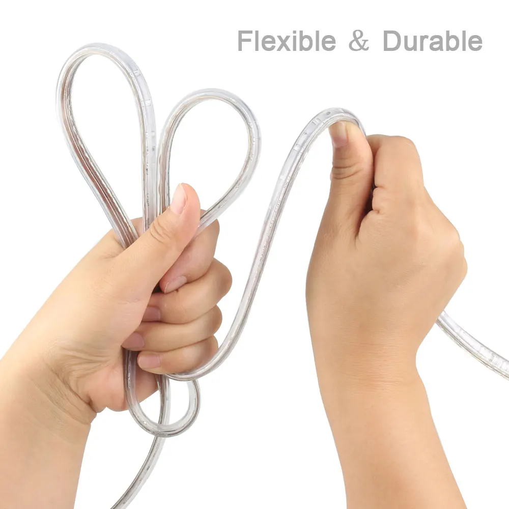 Водонепроницаемая лента для освещения 220 В гибкая Диодная 120 светодиодов/м 3014SMD 1-35