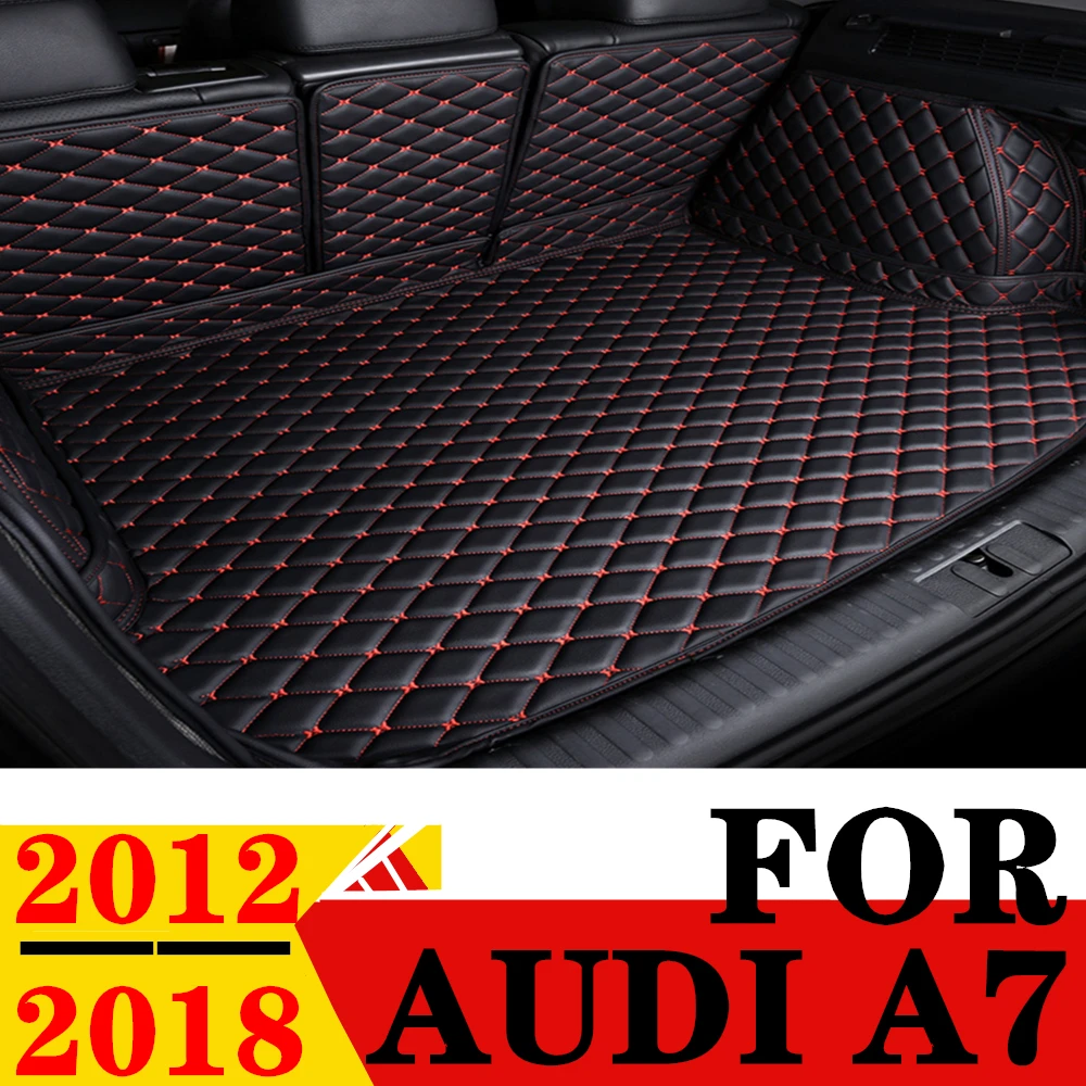 Коврик в багажник автомобиля для AUDI A7 2018 2017 2016 2015 2014 2013 2012 задняя крышка грузового