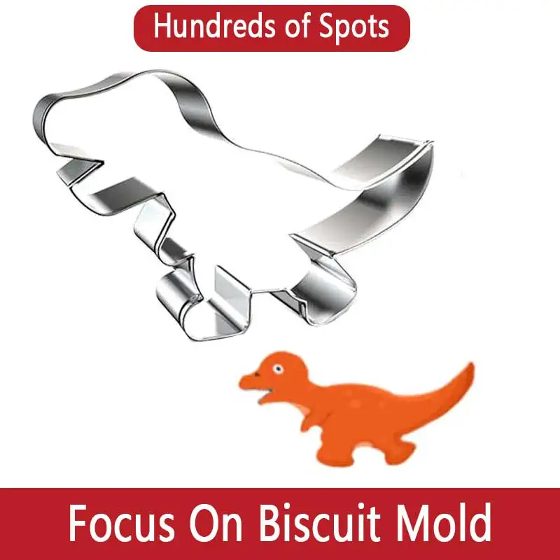 

Cookie Cutter Cartoon Dinosaur Mould Biscuit Molds Fondant Baking Tools Pastry and Bakery Kitchen Pastry Tools Accessories