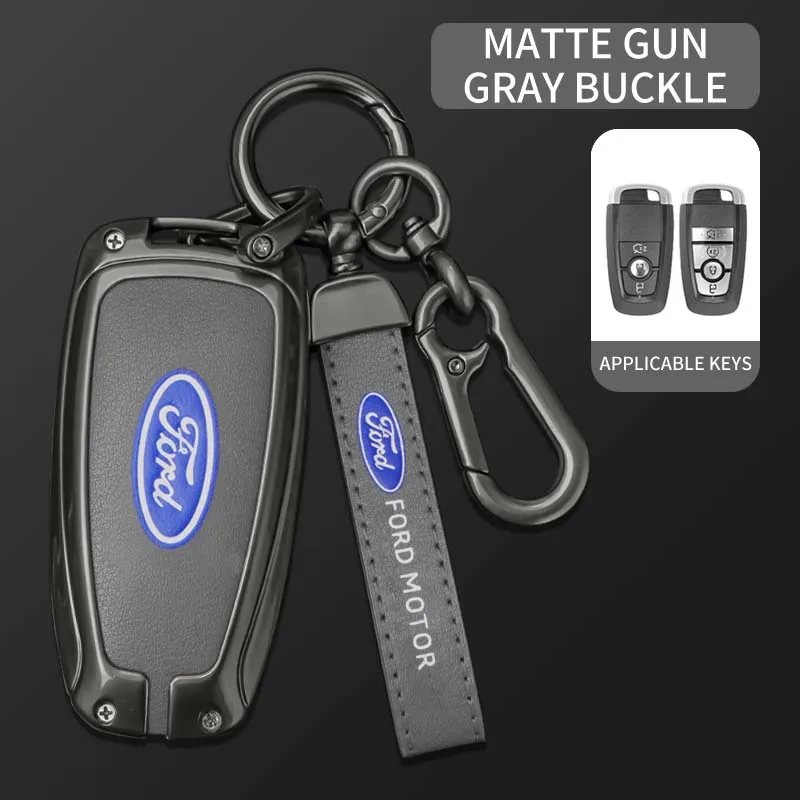 Чехол для автомобильного ключа Smart Keyless Shell Ford Fusion Mustang Explorer F150 F250 F350 EcoSport Edge S-MAX Ranger