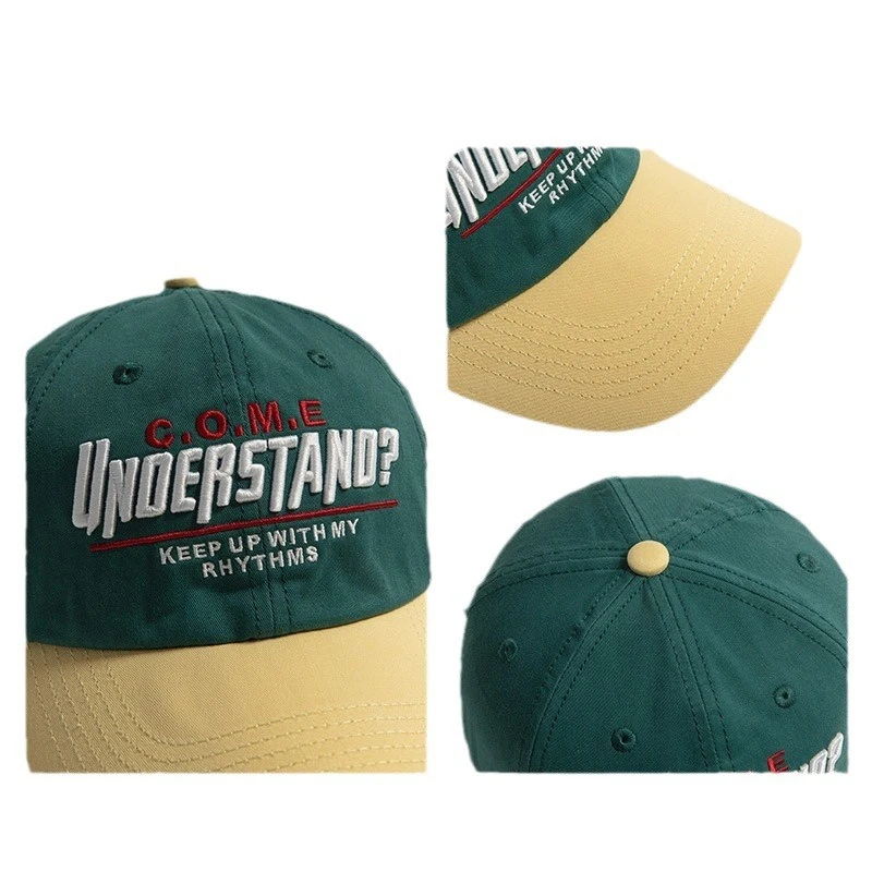 Мужская и женская спортивная шляпа с большой головкой вышивкой уличная