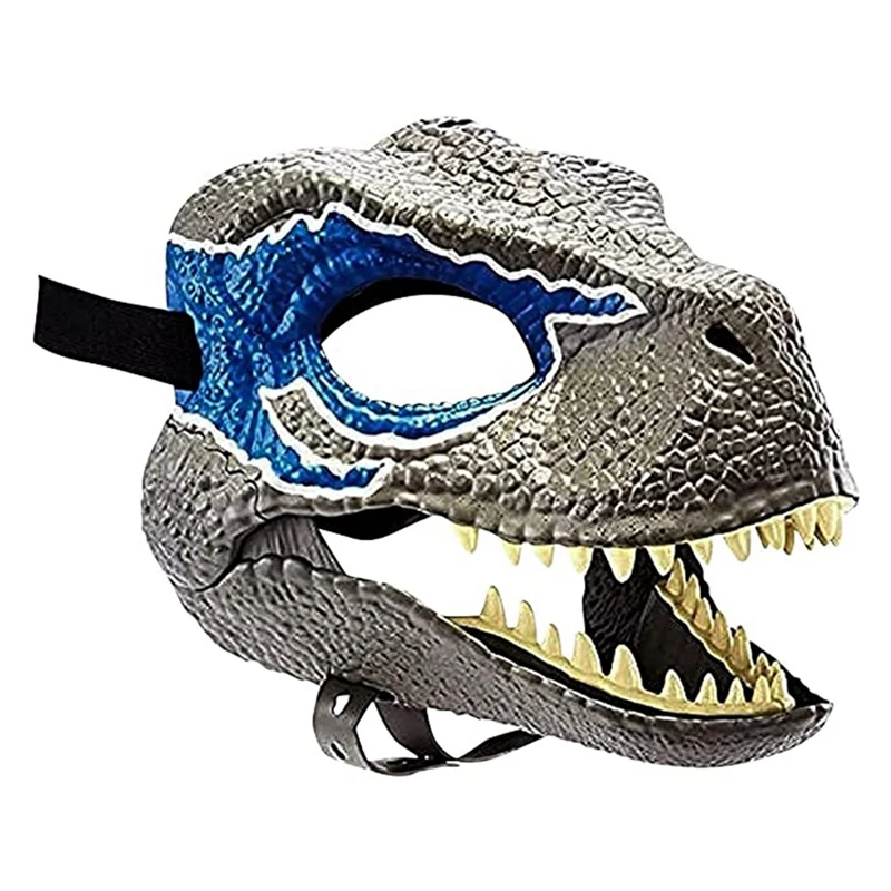 

3D Dinosaur Mask Role Play Props Performance Headgear Jurassic World Raptor Dinosaur Dino Festival Carnival Gifts