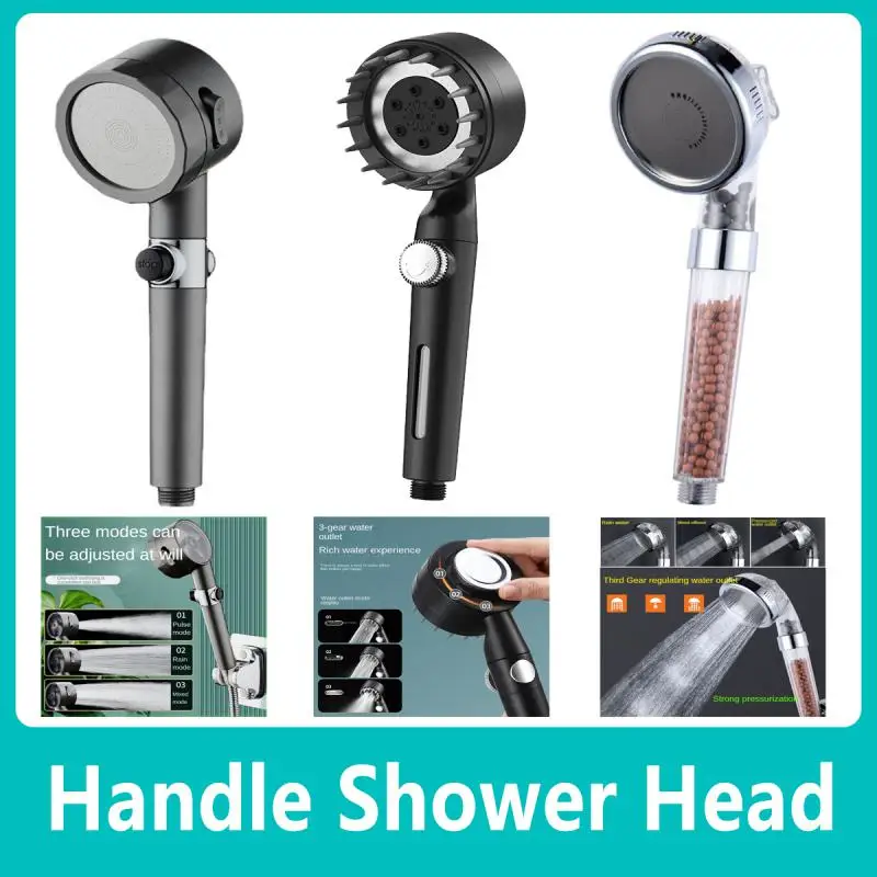 

Handle Shower Head Turbocharger Shower 304 Stainless Steel Panel Shower Set Bath Shower Head Bathroom Accessories Sets