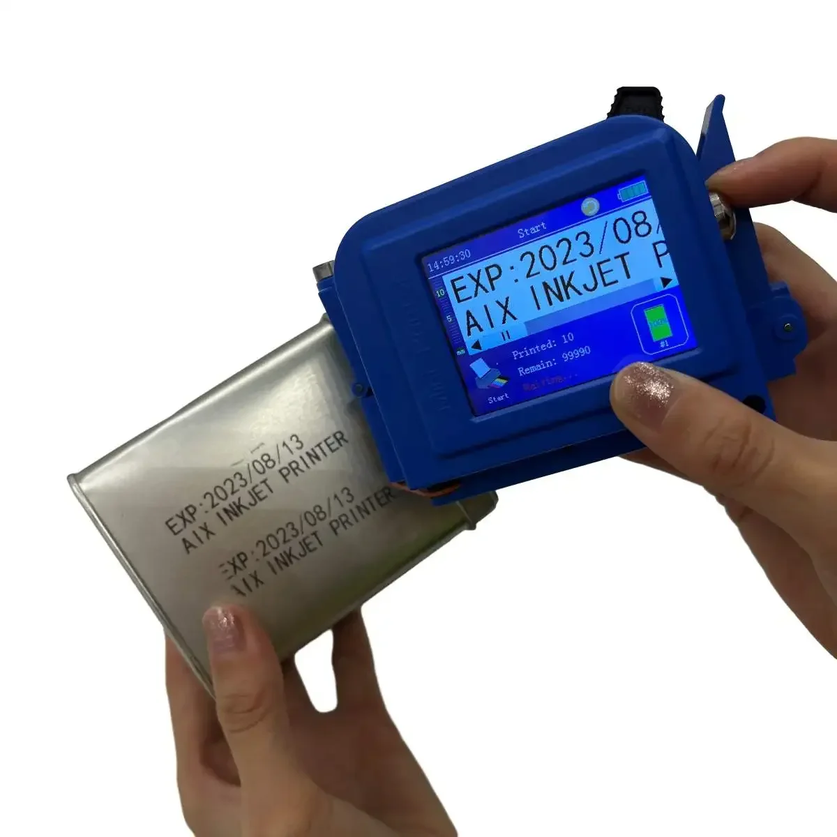 Ручной Мини-кодер для срока годности бутылок из ПЭТ портативный струйный принтер