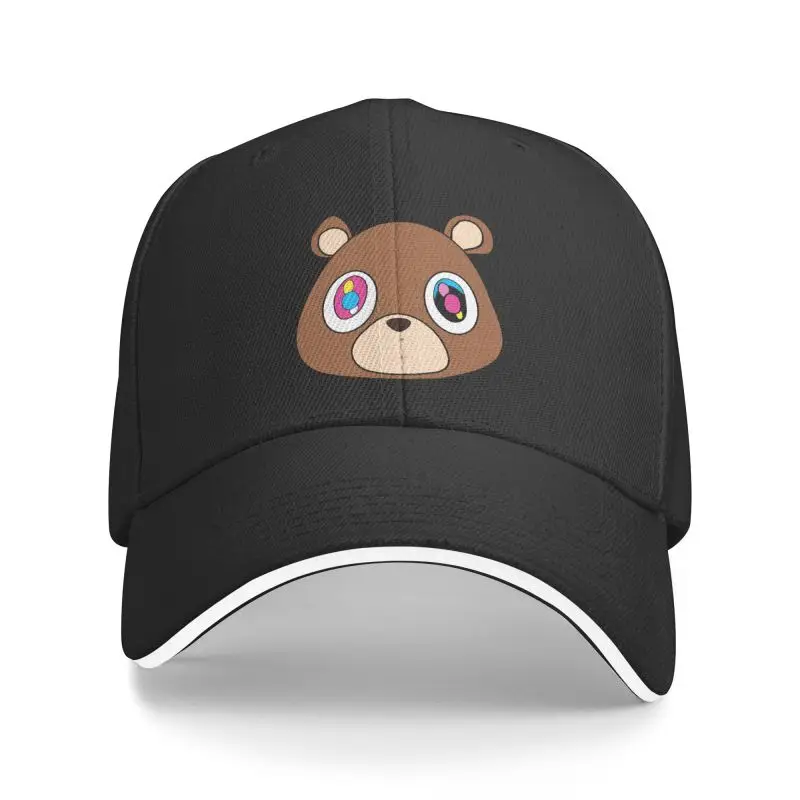 

New Personalized Kanye Yeezy Ye Bear Baseball Cap Sun Protection Men Women's Adjustable Dad Hat Autumn