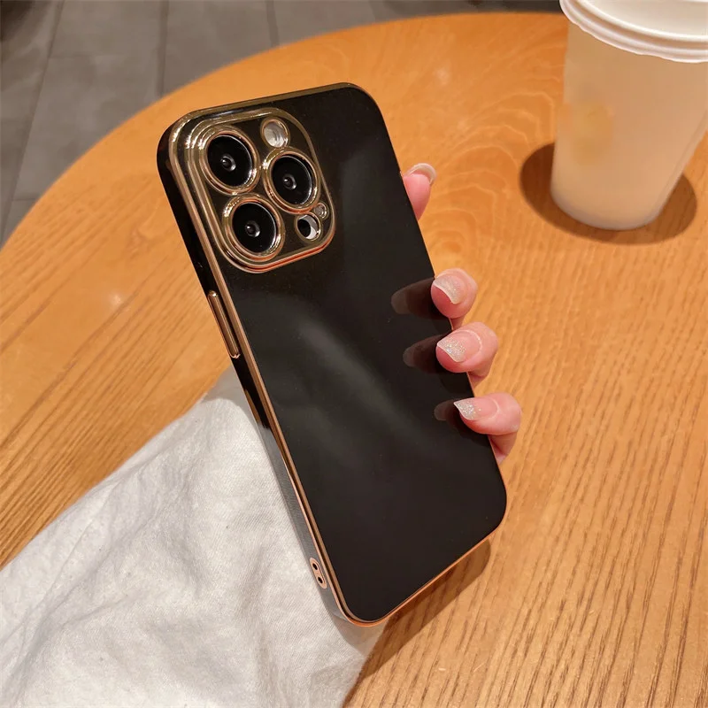 Прозрачная Противоударная Подушка 6D для IPhone 13 12 11 Pro Max Мягкая силиконовая
