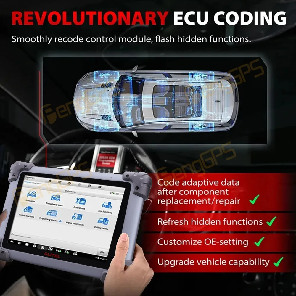 Автомобильный диагностический инструмент Autel MaxiSys Elite II Pro расширенное