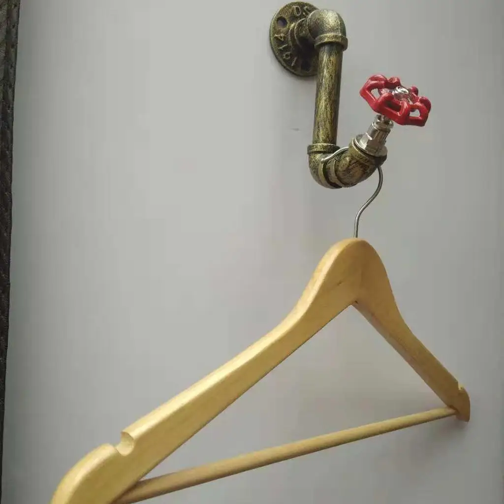 

Промышленные старинные железные трубы ванная комната декоративные настенные крючки шляпа пальто стойка