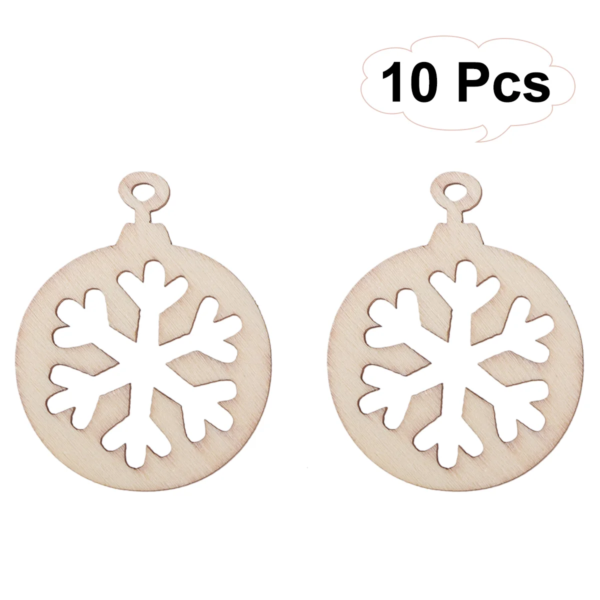 

10pcs Slice Pretty Christmas Decoration Ornaments Snowflake Slices DIY Slices