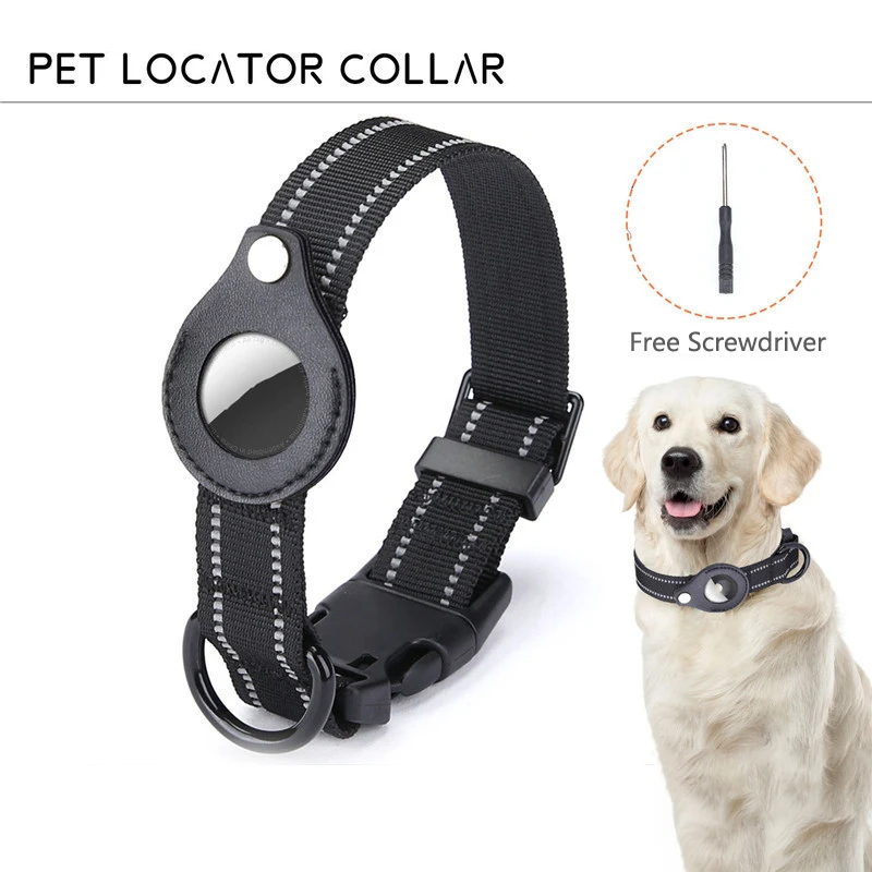 

Pet Dog Cat Locator Collar Personalized Collar With Airtag Case Puppy Airtag Tracking Collar Anti-lost