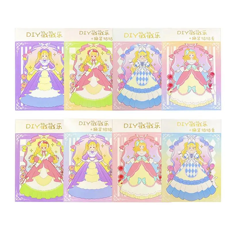 

Наряд принцессы для прокола Сделай Сам игрушки для творчества набор для прокола для девочек книга для платья Сделай Сам Забавное платье принцессы Набор для творчества