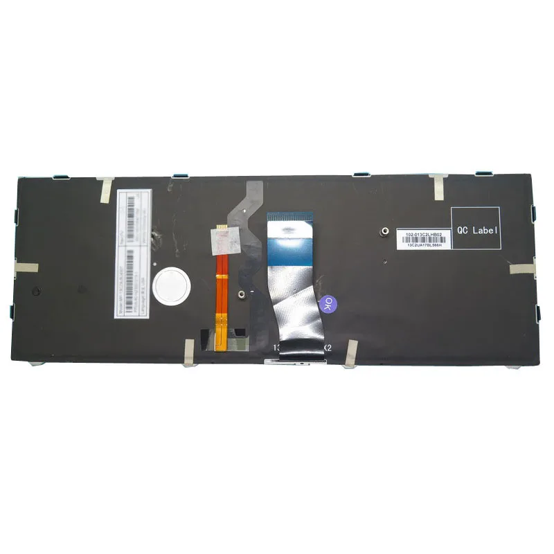 Клавиатура ноутбука без подсветки для AVADirect N130BU QS английская американская черная