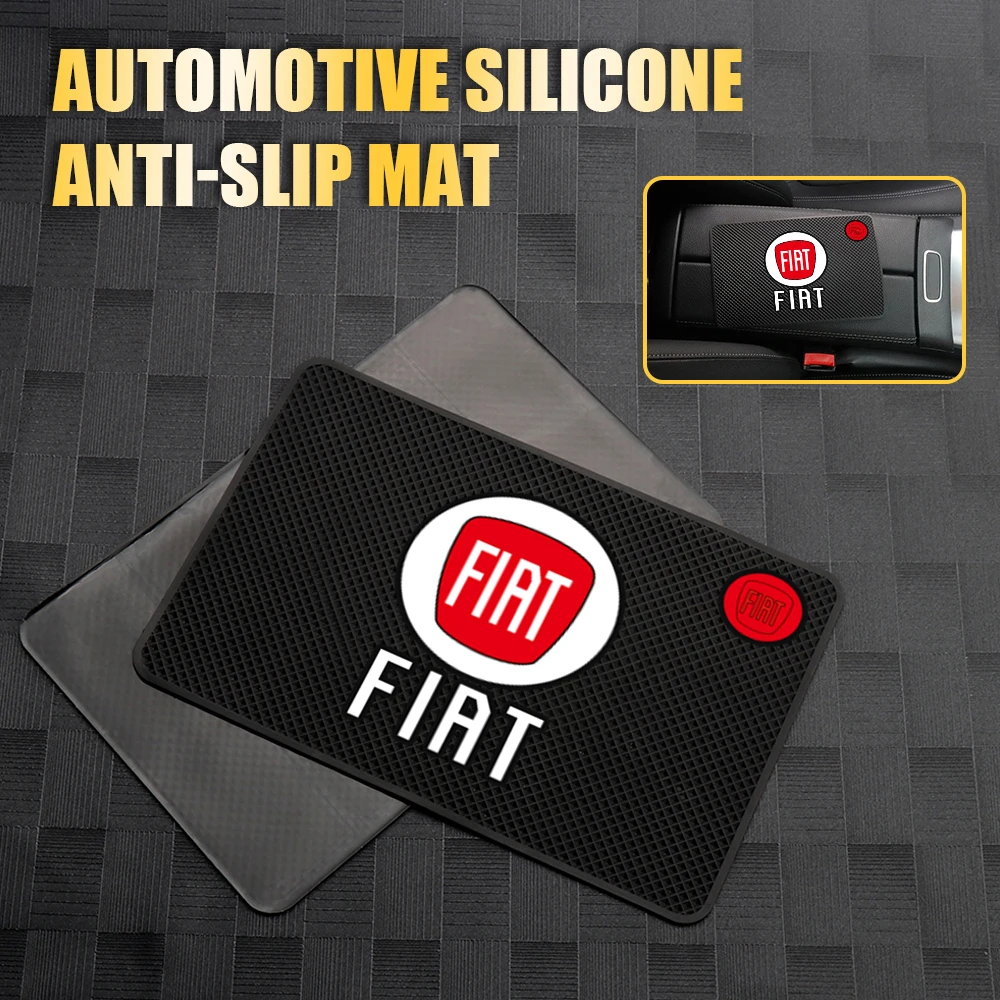 

1PCS Car Anti-Slip Silicone Pad Car Dashboard Non-Slip Pad For Fiat 500 Stilo Abarth Ducato Punto Grande Panda Tipo Palio Crash