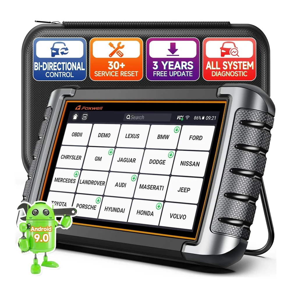 Автомобильный диагностический сканер FOXWELL NT809 с поддержкой OBD2