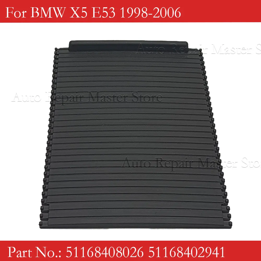 

51168402941 для BMW X5 E53 1998-2006 новая Крышка центральной консоли автомобиля, накладка на шторку, занавеска-держатель для стакана с водой 51168408026